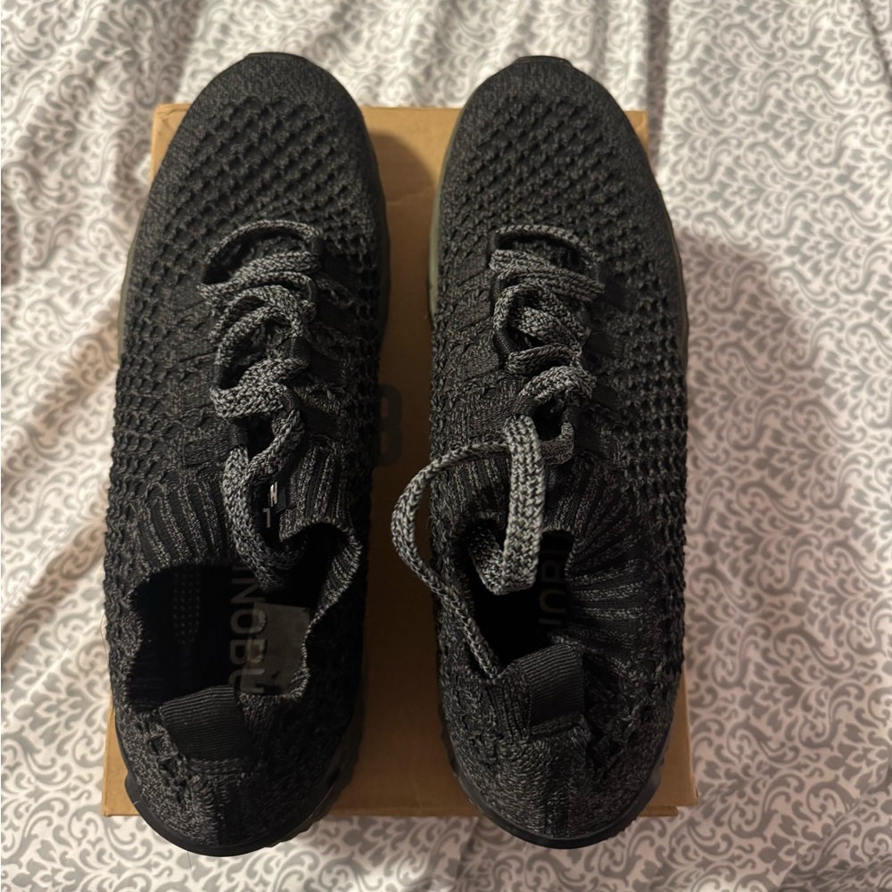 Black Knit Sneakers